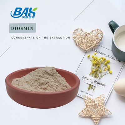 BAK কারখানা পাইকারি CAS 520-27-4 ইমিউন বর্ধনকারী সম্পূরক Diosmin পাউডার 90% - 98%