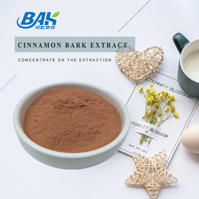 BAK উচ্চ মানের ক্যানামোমুম ক্যাসিয়া প্রেসল ক্যানামোন এক্সট্র্যাক্ট ব্রাউন রেড পাউডার 100% পাস 80 মেশ