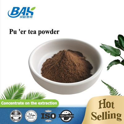 বাল্ক পাইকারি জল দ্রবণীয় Pu Er চা পাউডার BAK ইনস্ট্যান্ট চা পাউডার