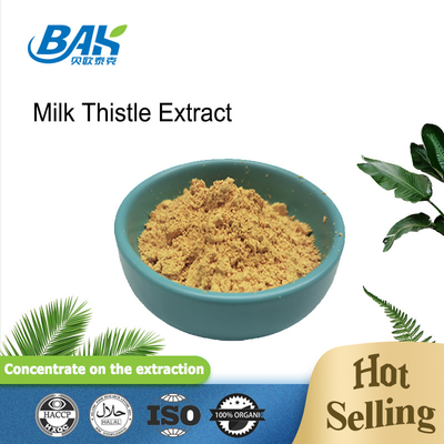 ফ্ল্যাভোনয়েড 30% সিলিবিন 80% সিলিমারিন মিল্ক থিসল এক্সট্র্যাক্ট ক্রিস্টালাইন পাউডার