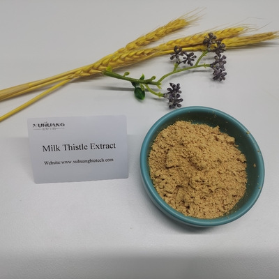 ফ্ল্যাভোনয়েড 30% সিলিবিন 80% সিলিমারিন মিল্ক থিসল এক্সট্র্যাক্ট ক্রিস্টালাইন পাউডার