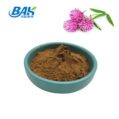 Isoflavones মহিলাদের স্বাস্থ্য সম্পূরক লাল ক্লোভার নির্যাস গাঢ় বাদামী রঙ