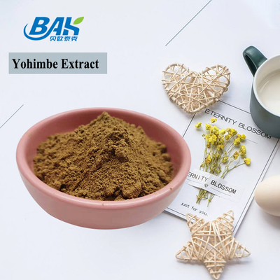 5%-98% Yohimbe Extract 100% Pass 80 Mesh Corynanthe Yohimbe L ব্রাউন ইয়েলো পাউডার