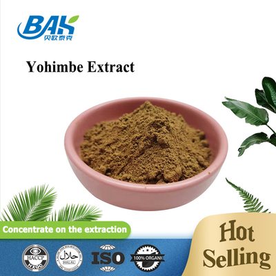 5%-98% Yohimbe Extract 100% Pass 80 Mesh Corynanthe Yohimbe L ব্রাউন ইয়েলো পাউডার