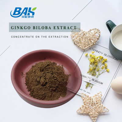 CAS 90045-36-6 জিংকো বিলোবা এক্সট্র্যাক্ট ফ্ল্যাভোন গ্লাইকোসাইড 24% টেরপেন ল্যাকটরিজ 6%