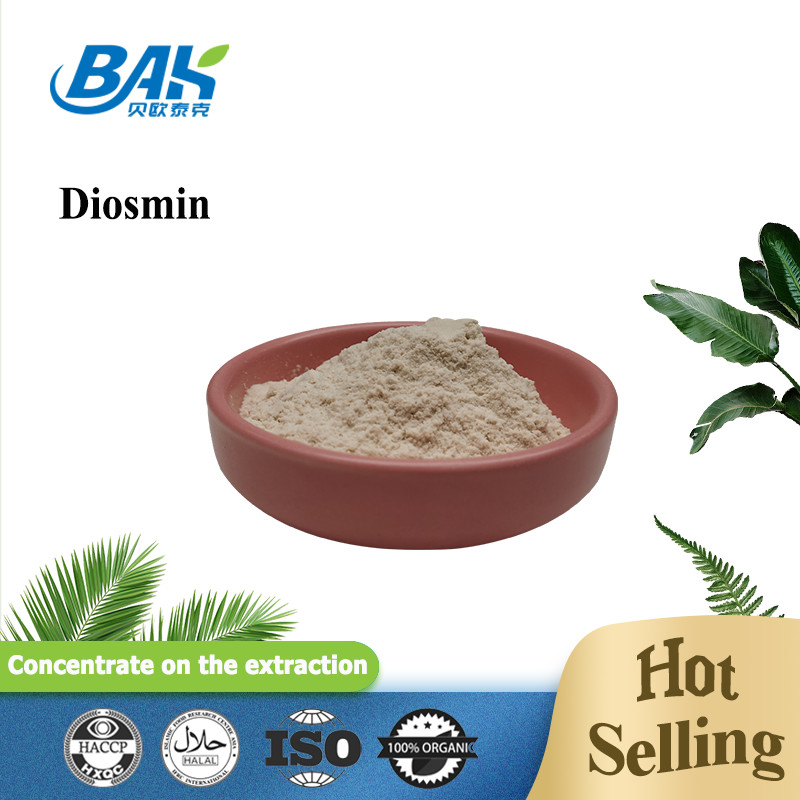 BAK কারখানা পাইকারি CAS 520-27-4 ইমিউন বর্ধনকারী সম্পূরক Diosmin পাউডার 90% - 98%