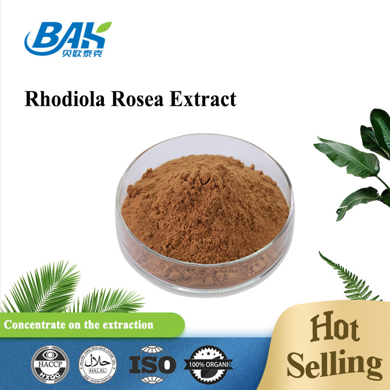 অর্গানিক মেনস হেলথ সাপ্লিমেন্ট রোজাভিন 1%-10% রোডিওলা রোজা এল এক্সট্র্যাক্ট রেড ব্রাউন পাউডার